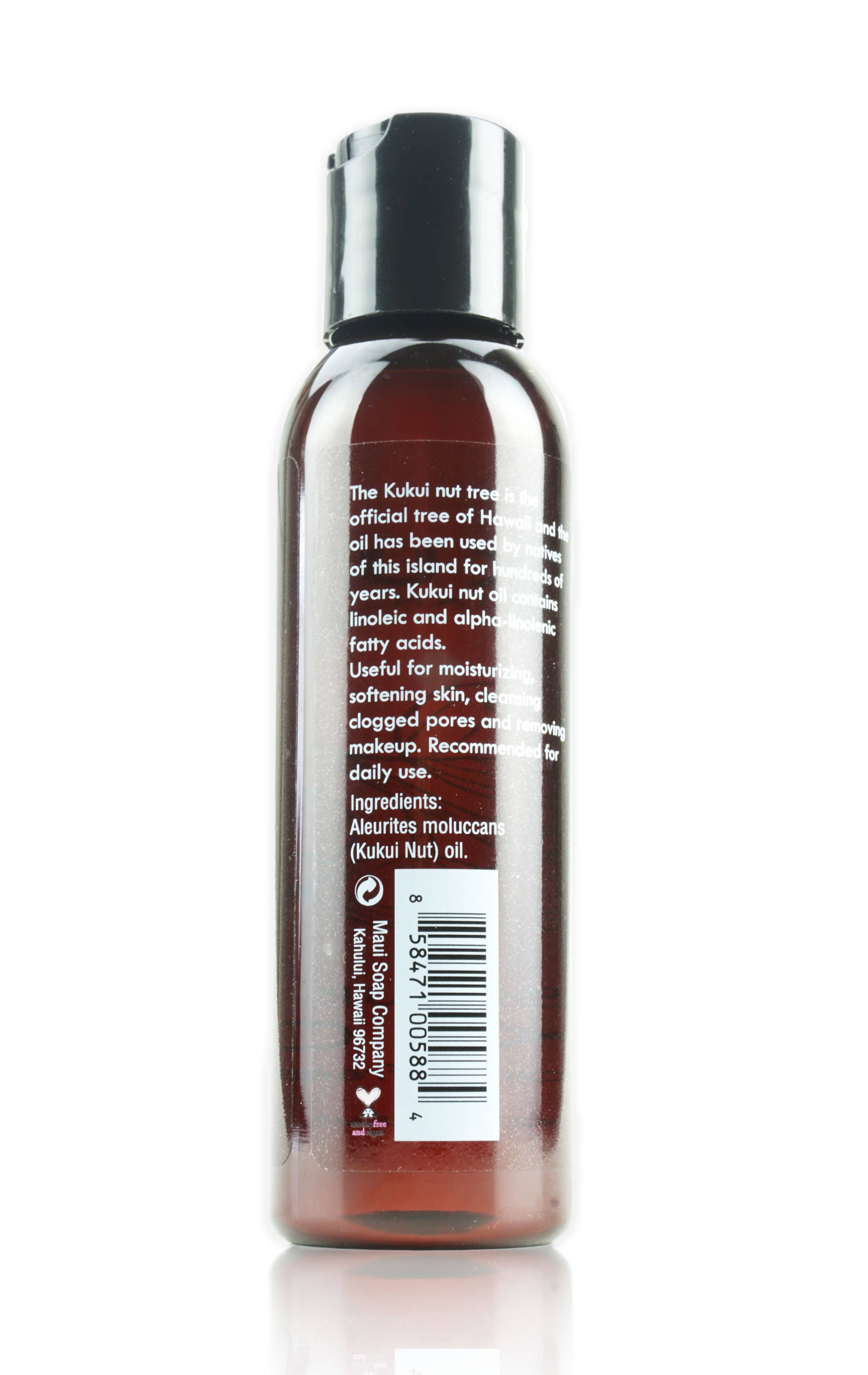 Pure Kukui Oil, Fragrance-Free 4 oz